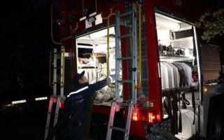 В Киеве горел ресторан: появились детали