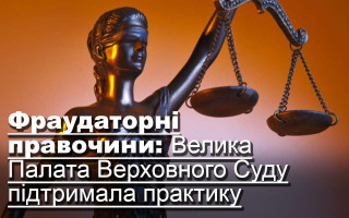 Фраудаторні правочини: Велика Палата Верховного Суду підтримала практику
