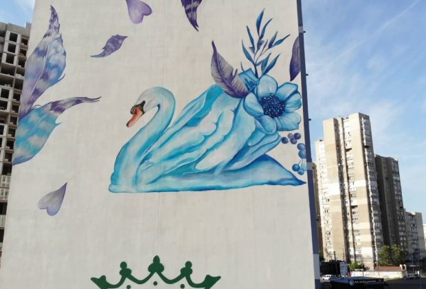 Киян вразили величезним муралом: є фото