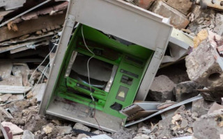 Очередной банкомат взлетел на воздух в Запорожье