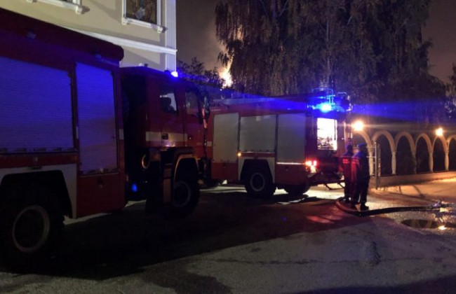 В Одессе вспыхнул монастырь, фото и видео