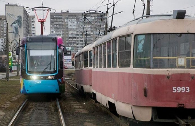 В Киеве популярные трамваи изменят маршруты: подробности