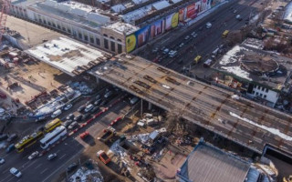 Строительство Шулявского моста: завершился очередной этап