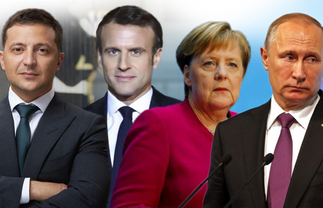 Прибуття Меркель, Зеленського і Путіна на нормандську зустріч: онлайн-трансляція