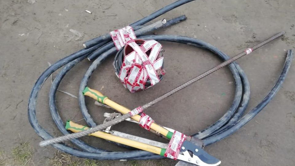 Под Киевом вандалы срезали кабель с электростанции