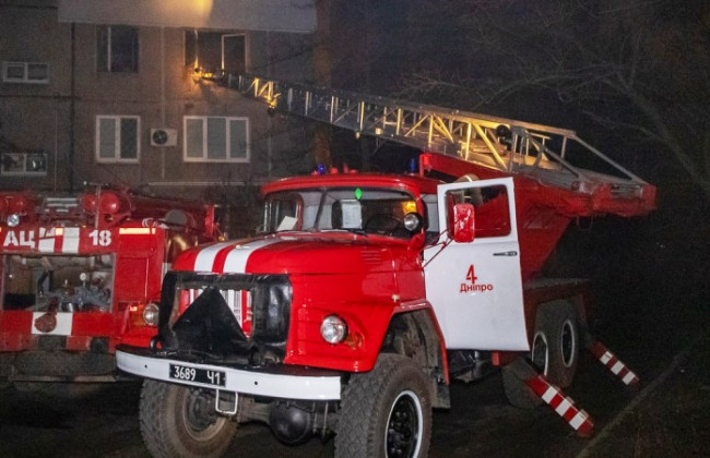 В Днепре во время пожара погибла пенсионерка: фото