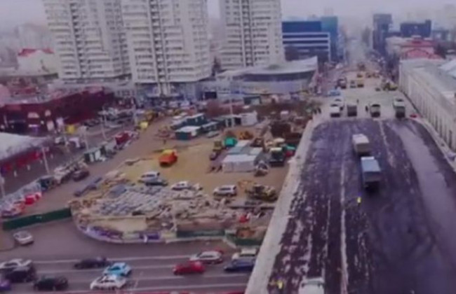 Кличко показал, что происходит на Шулявском мосту: есть видео