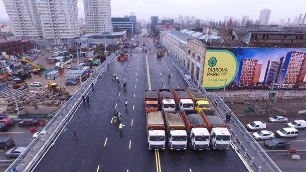 В Киеве проверяют Шулявский мост перед открытием: есть фото