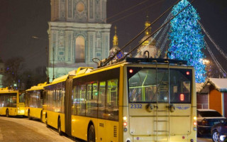 Как будет работать транспорт в Киеве в новогоднюю ночь