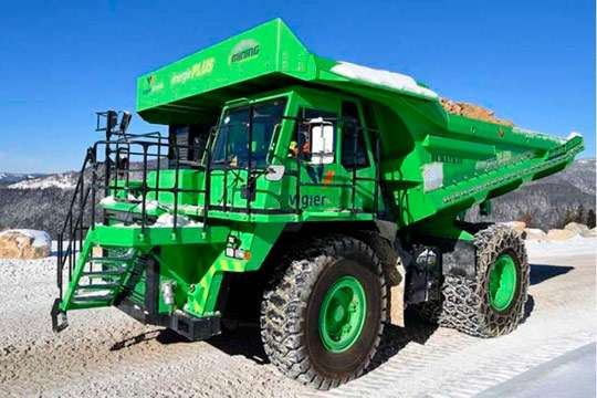 В Швейцарии создали самый большой электросамосвал: фото, видео