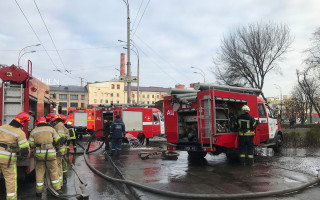 В Киеве горело запрещенное игровое заведение
