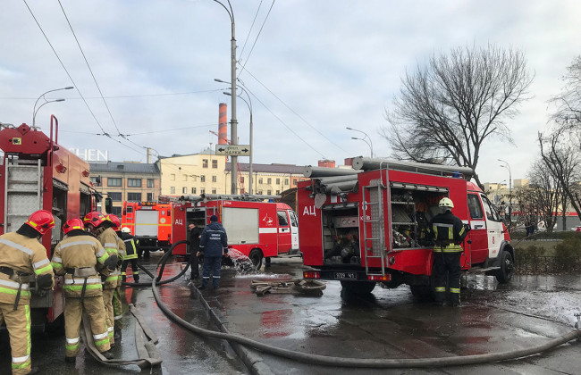 В Киеве горело запрещенное игровое заведение