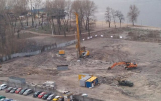 Застройка Никольской слободки: киевляне устроили протест