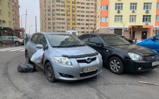 Киевлян разозлил очередной «герой парковки»: фото