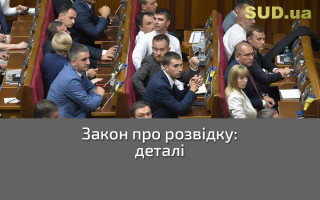 Закон про розвідку: деталі