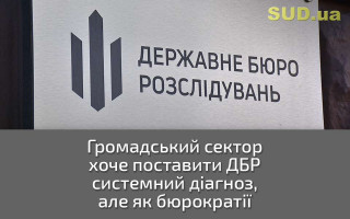 Громадський сектор хоче поставити ДБР системний діагноз, але як бюрократії