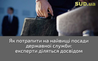 Як потрапити на найвищі посади державної служби: експерти діляться досвідом