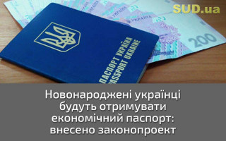 Новонароджені українці будуть отримувати економічний паспорт: внесено законопроект