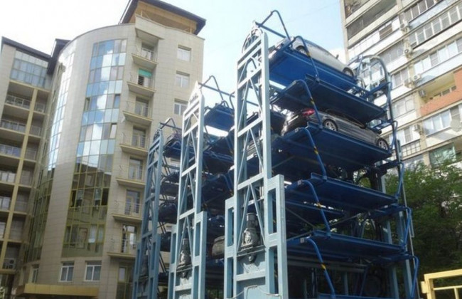 В Киеве появится первая автоматическая вертикальная парковка