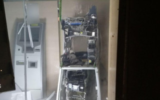 У Харкові злетів у повітря черговий банкомат: відео