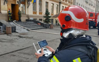 Пожежа в Мінкульті: рятувальники повідомили подробиці