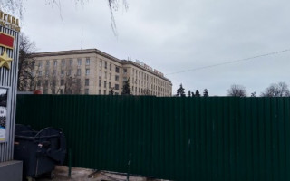 В Киеве заметили новую загадочную стройку, фото