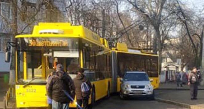 Киевлян разозлил «герой парковки», фото