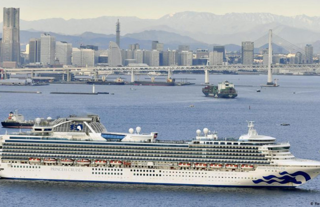 Щонайменше 20 українців перебувають на лайнері, де виявлений спалах коронавірусу