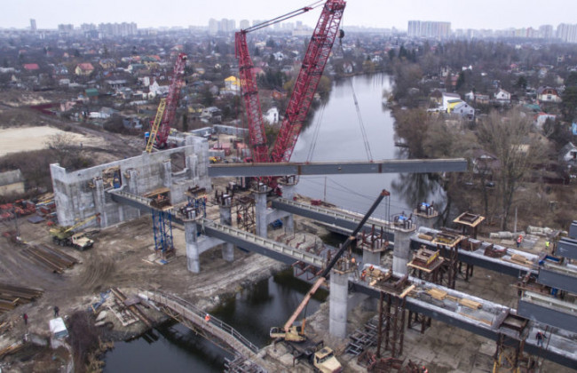 Виталий Кличко рассказал о строительстве моста над Русановским озером: видео