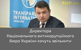 Директора Національного антикорупційного бюро України хочуть звільнити