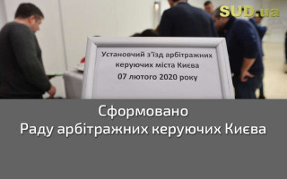 Сформовано Раду арбітражних керуючих Києва