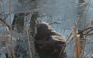 Як на Київщині з річки рятували собаку: з’явилось відео