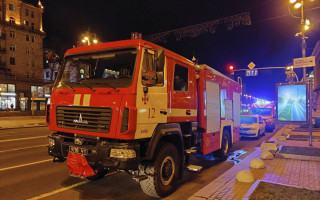 В Киеве на Крещатике горел популярный ресторан: фото