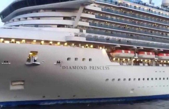 Коронавирус на судне Diamond Princess: количество инфицированных превысило полтысячи