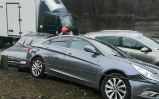 В Киеве произошло массовое ДТП из-за грузовика