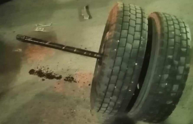 На ходу отлетело колесо: в Белой Церкви маршрутка попала в ДТП