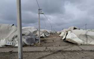 Непогода в Николаевской области: штормовой ветер снес палаточный городок ВСУ