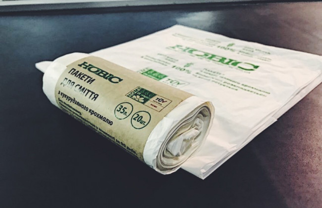 В Украине создали биоразлагаемые пакеты из крахмала