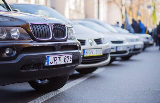 Назвали самые популярные  «евробляхи» в Украине