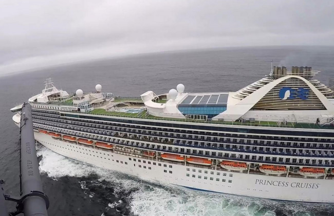 Новый круизный лайнер с коронавирусом: на Grand Princess находится 49 украинцев