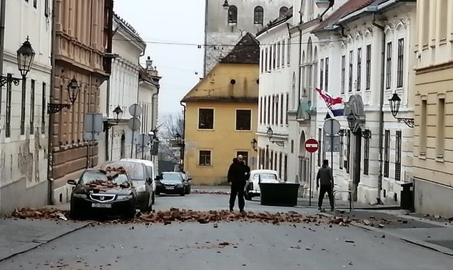 Хорватию всколыхнули мощные землетрясения: фото