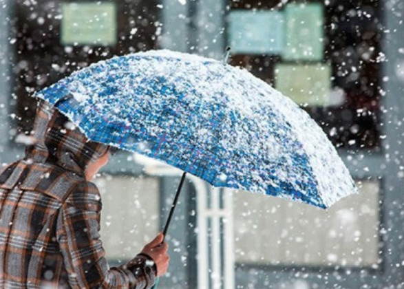 Мокрий сніг, ожеледиця та морозець: погода сьогодні