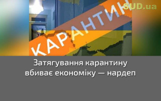 Затягування карантину вбиває економіку — нардеп