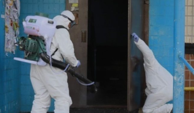 Киевлян предупредили, что в столице дезинфицируют тысячи многоэтажек