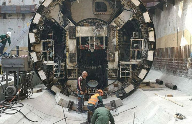 Киевлянам показали, как строят метро на Виноградарь