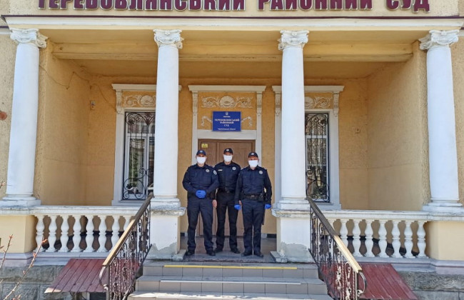 ССО взяла під охорону Теребовлянський райсуд Тернопільської області