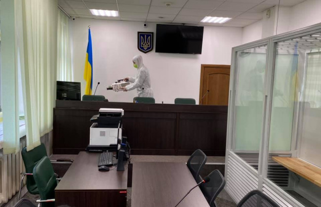 Як дезінфікують Вищий антикорсуд: фото