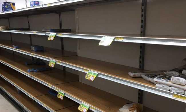 В Україні різко знизився ажіотажний попит на продукти харчування