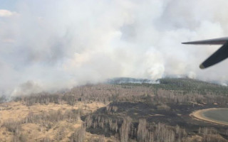 Пожежі у Чорнобильській зоні: на Київ іде забруднене повітря