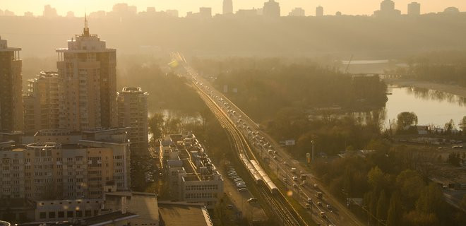 Опубликованы данные по загрязнению воздуха в Киеве по районам